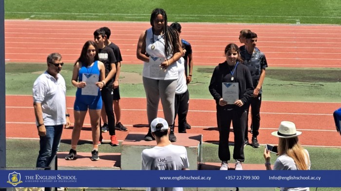 Junior Girls Athletics Team Excels in Pancyprian Athletics Competitions